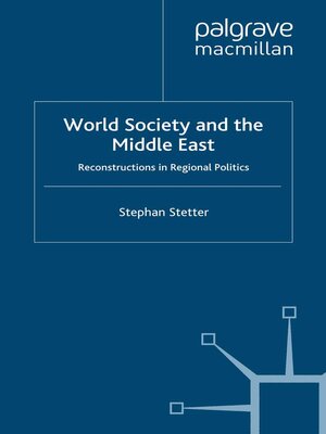 cover image of World Society and the Middle East